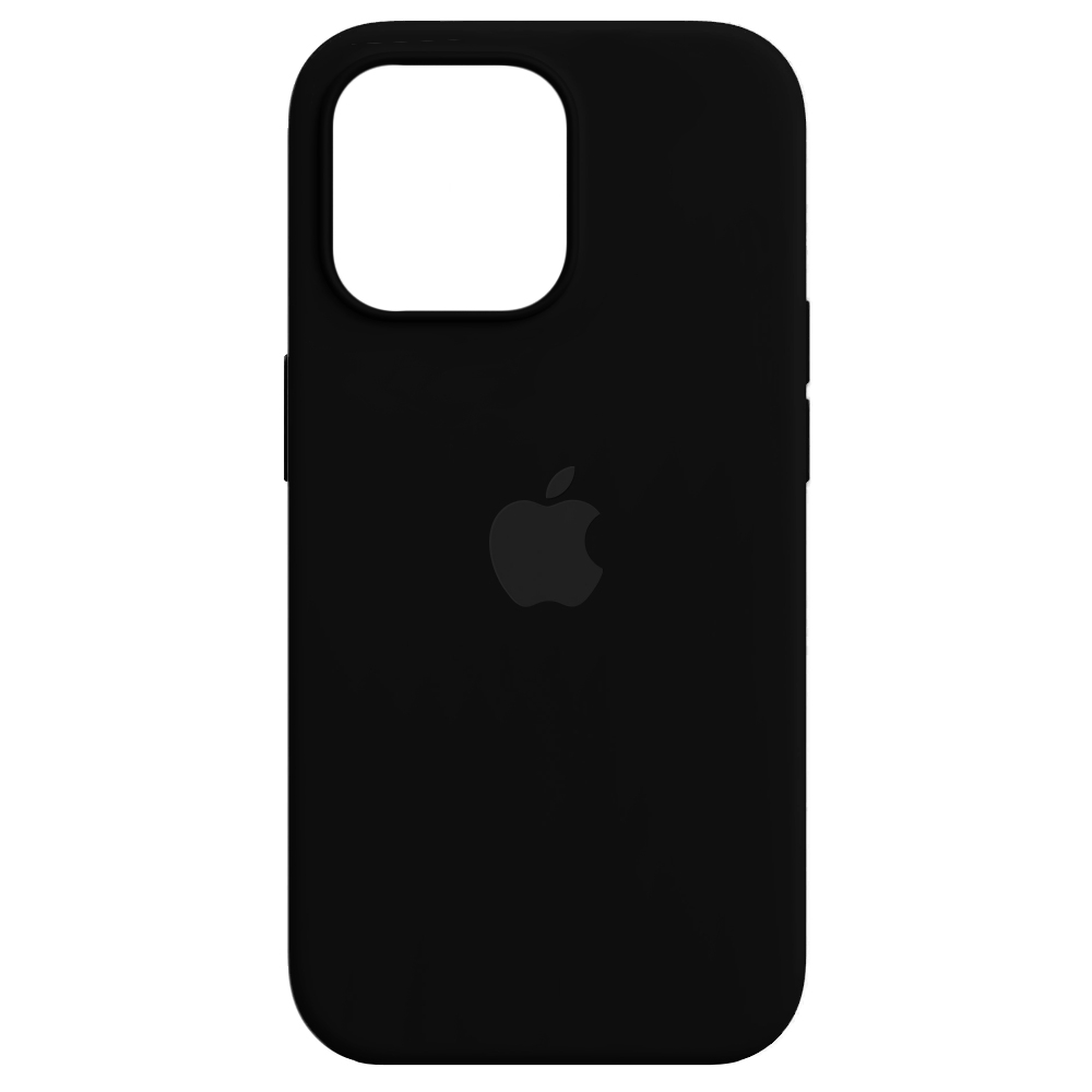 Silicone Case Full Protective для iPhone 14 Plus (6,7") / 15 Plus (Black)-0